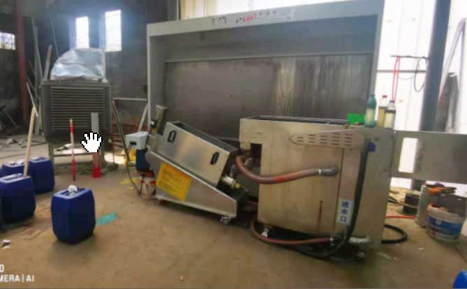 噴漆房水簾噴漆柜廢水怎么處理？